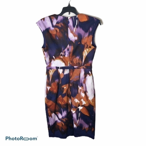 Elie Tahari Jamie Floral Sheath Dress 2 Women’s - Picture 2 of 7